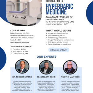 Introduction to Hyperbaric Medicine – November 2026